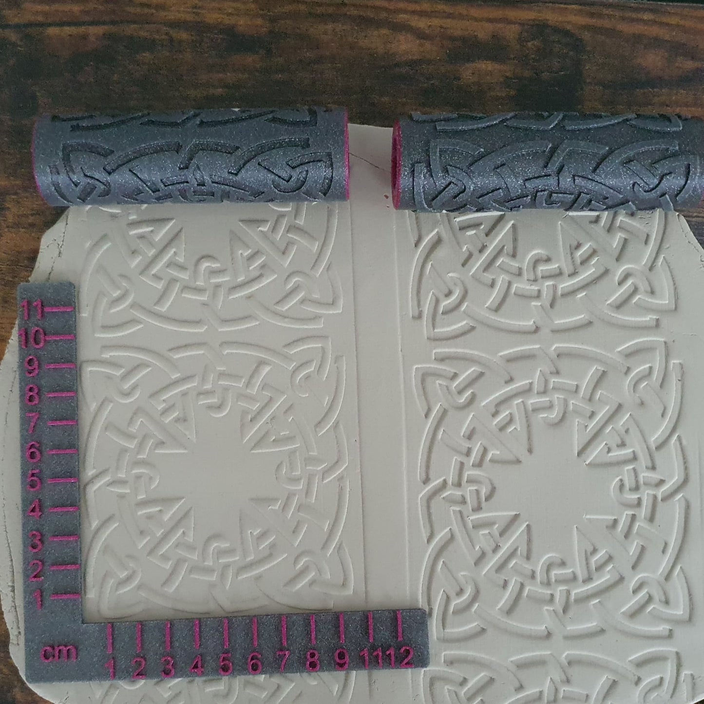 Prägerollen ( Set - Positiv & Negativ ) Keltische Motive #9