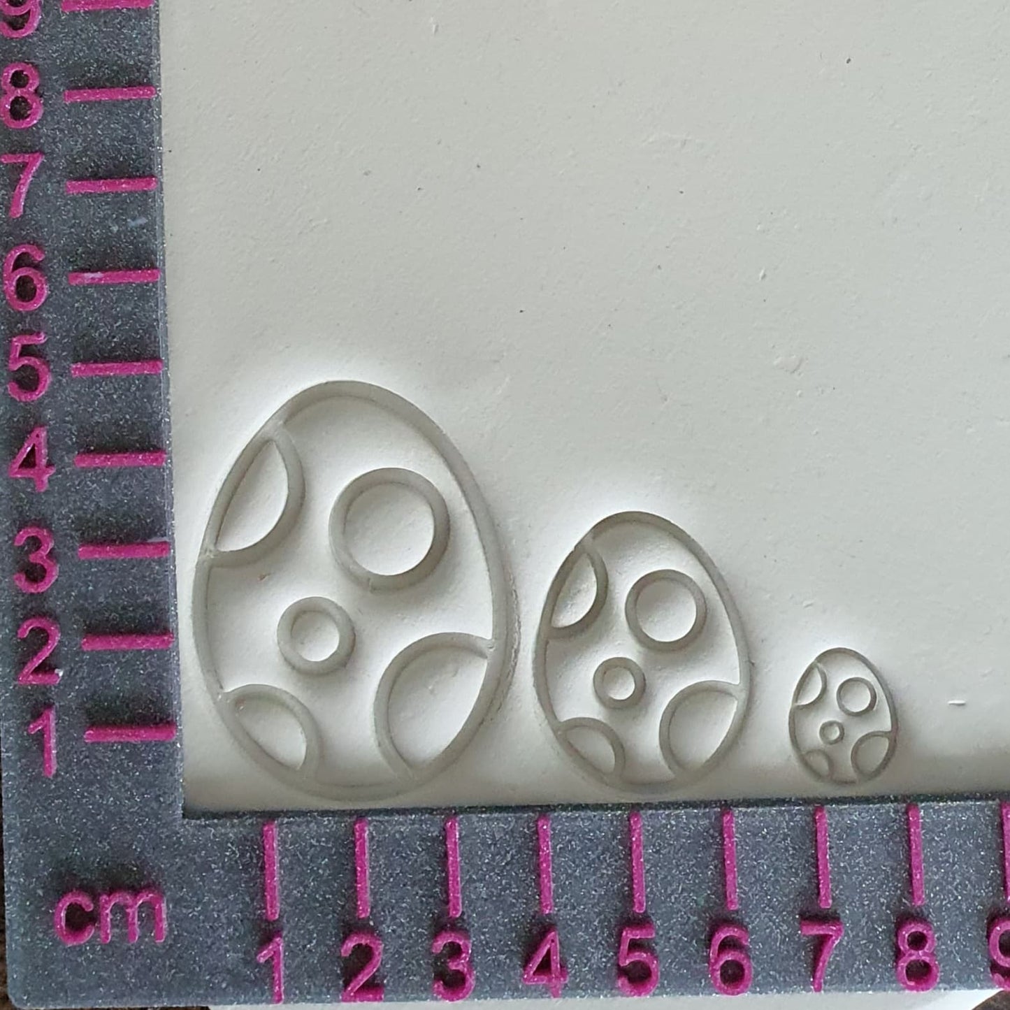 Stempelset Ei mit Punkten 3er Set