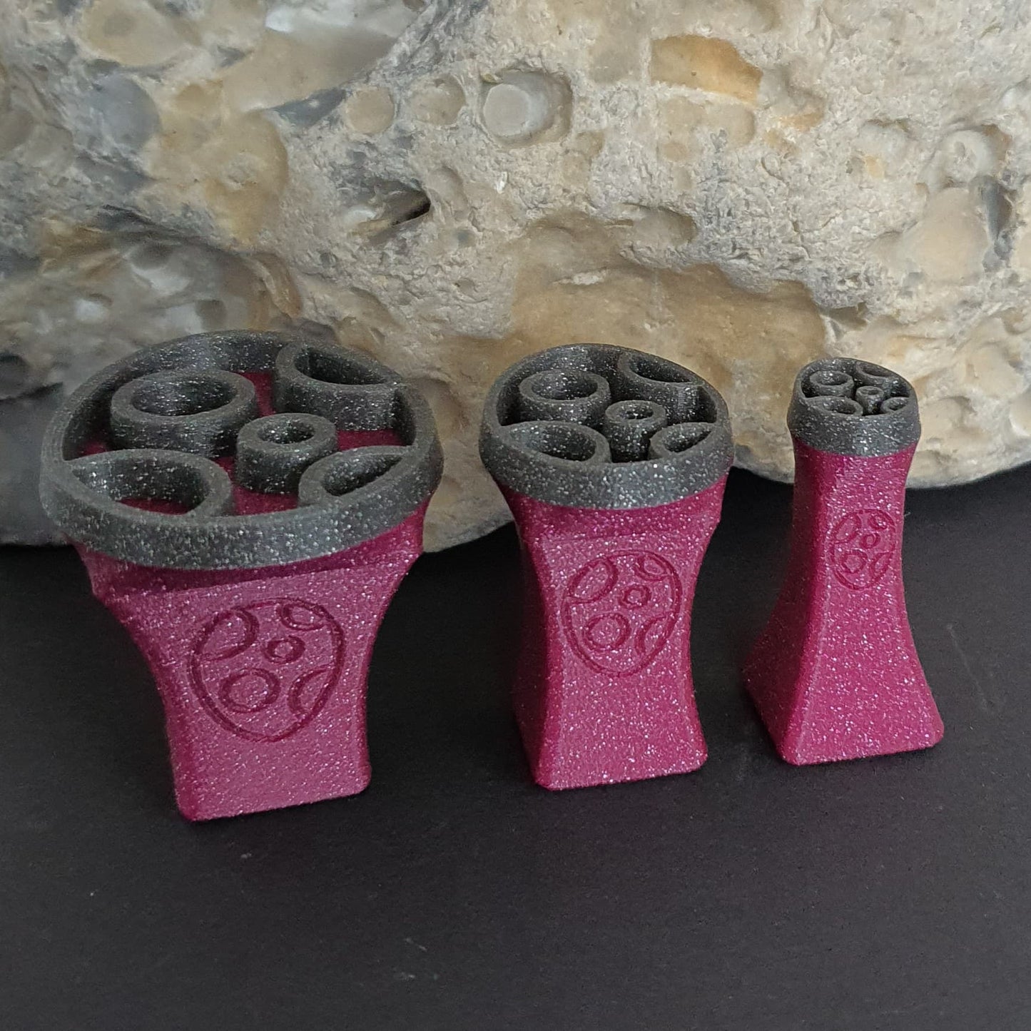 Stempelset Ei mit Punkten 3er Set