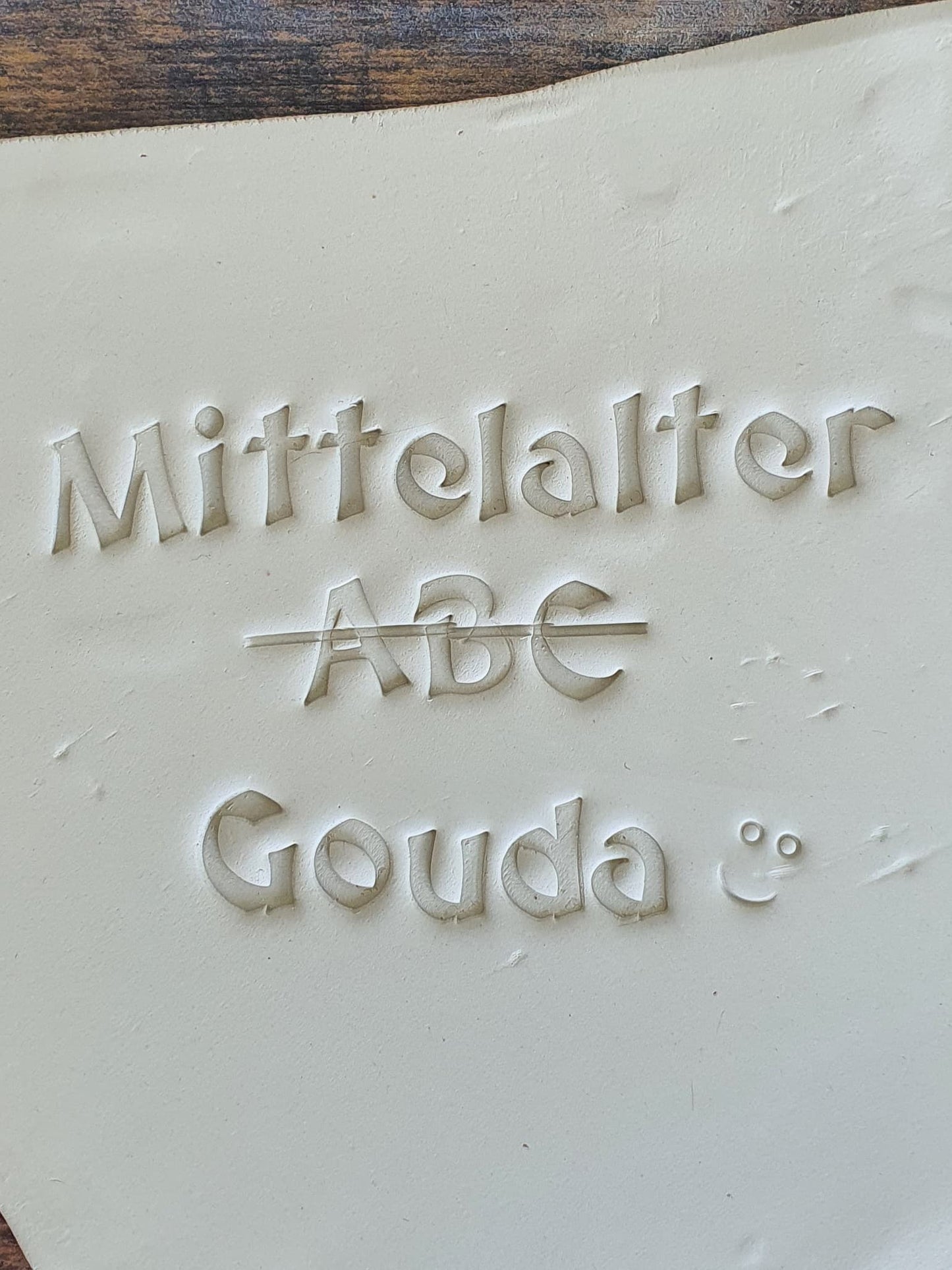 Tonstempel - Set Mittelalterliche Buchstaben