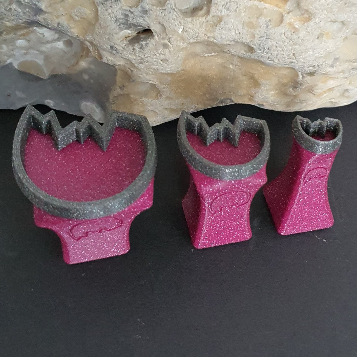 Stempelset Eier halb 3er Set