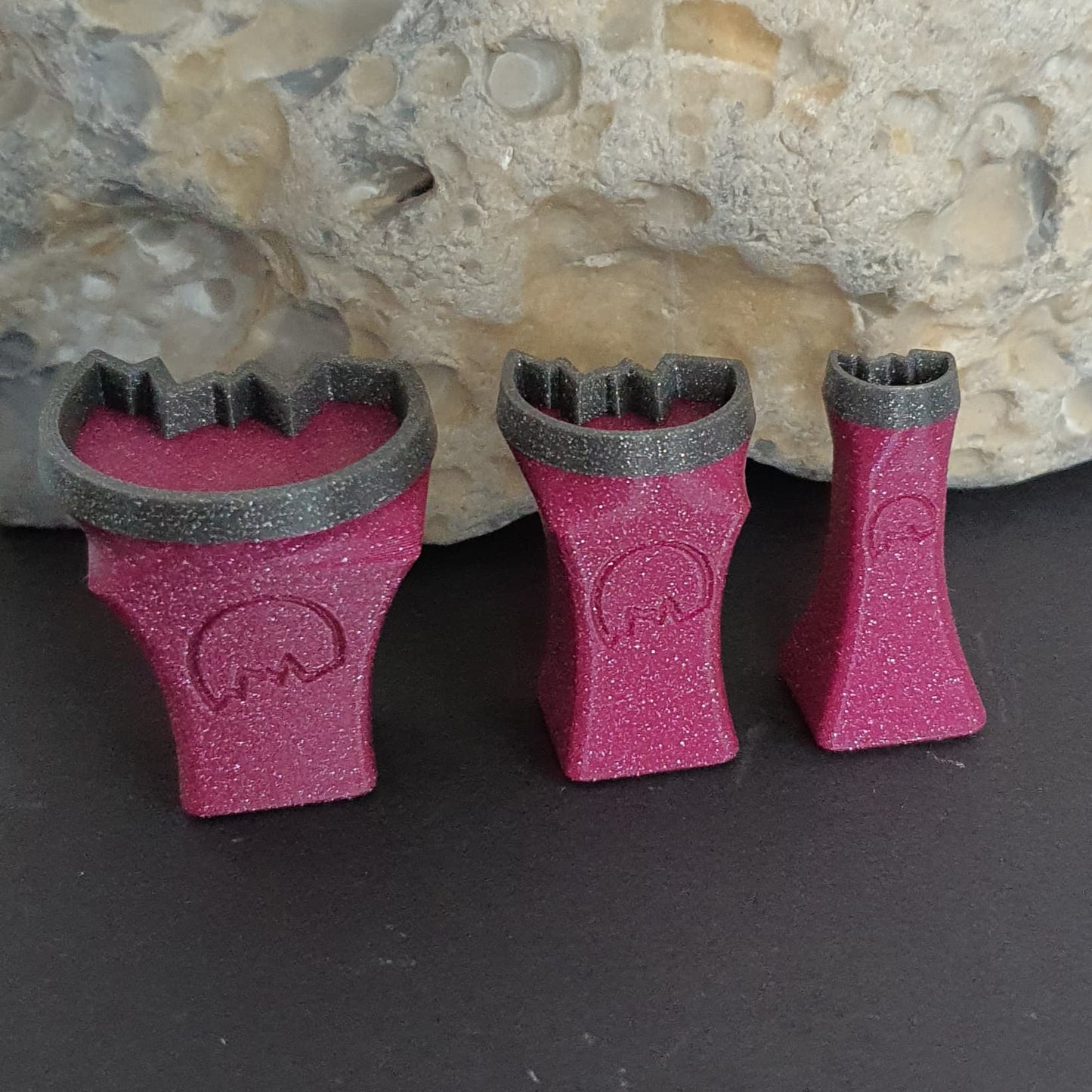 Stempelset Eier halb 3er Set