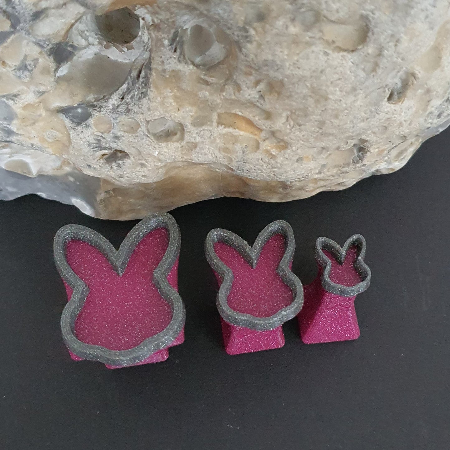 Stempelset Hasenkopf Outline 3er Set