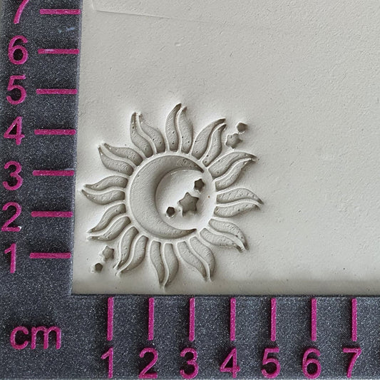 Stamp Trinity Goddess with pentagram