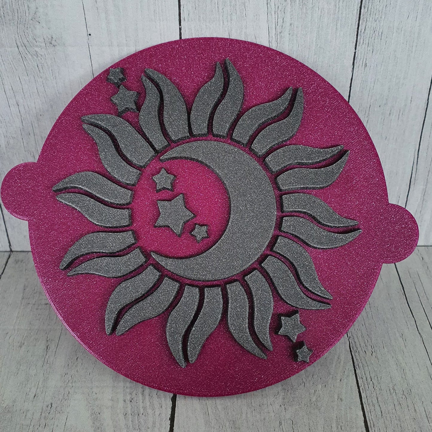 Stempelplatte Sonne Mond & Sterne