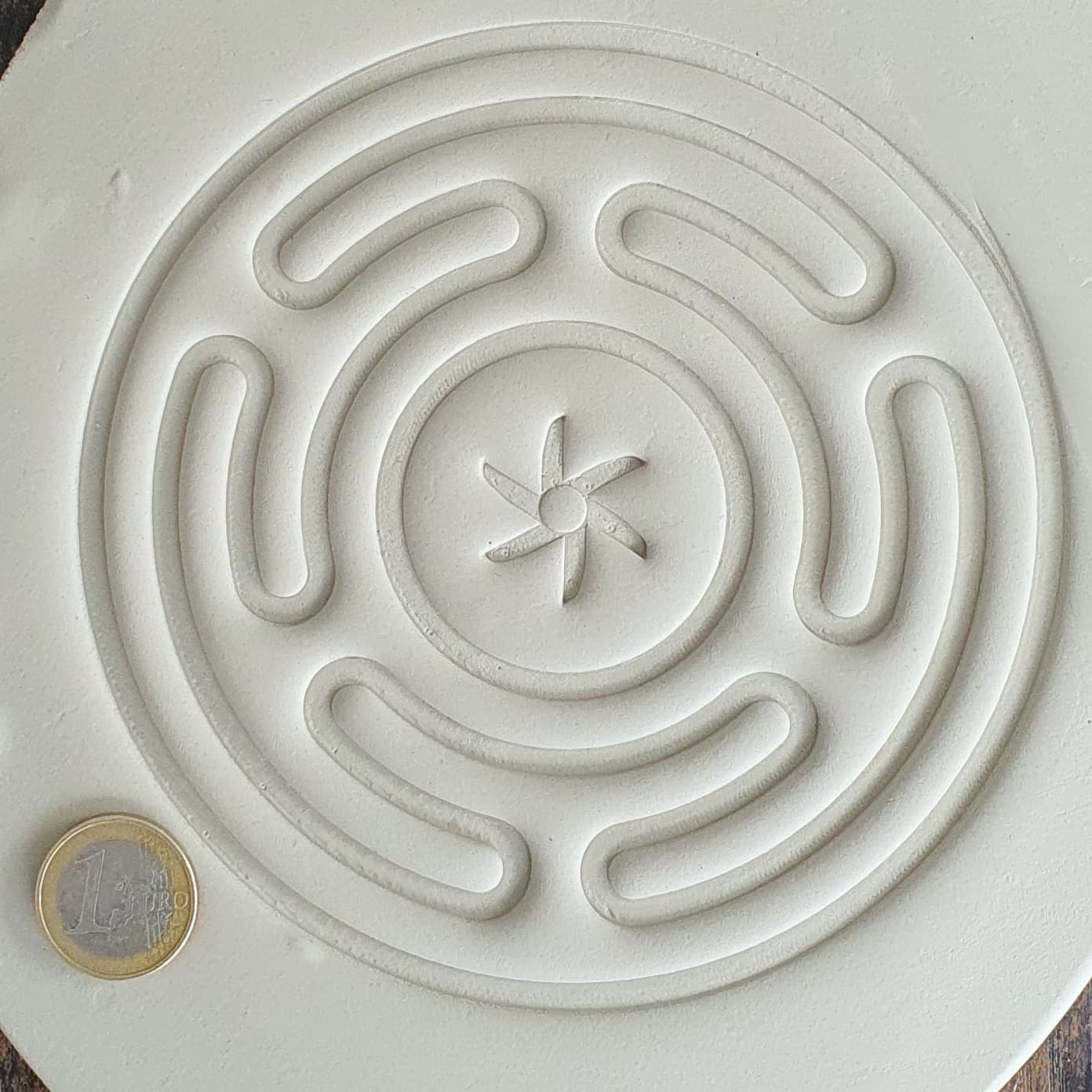 Stempelplatte Rad der Hekate