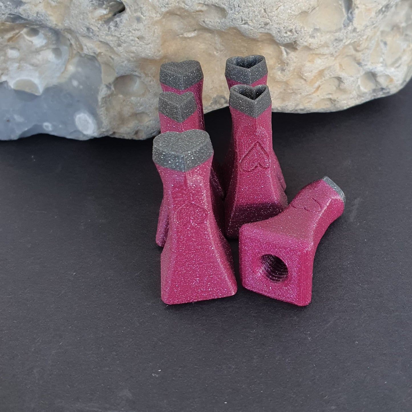 Stempelset Herz Mini klein ( 6er Set )