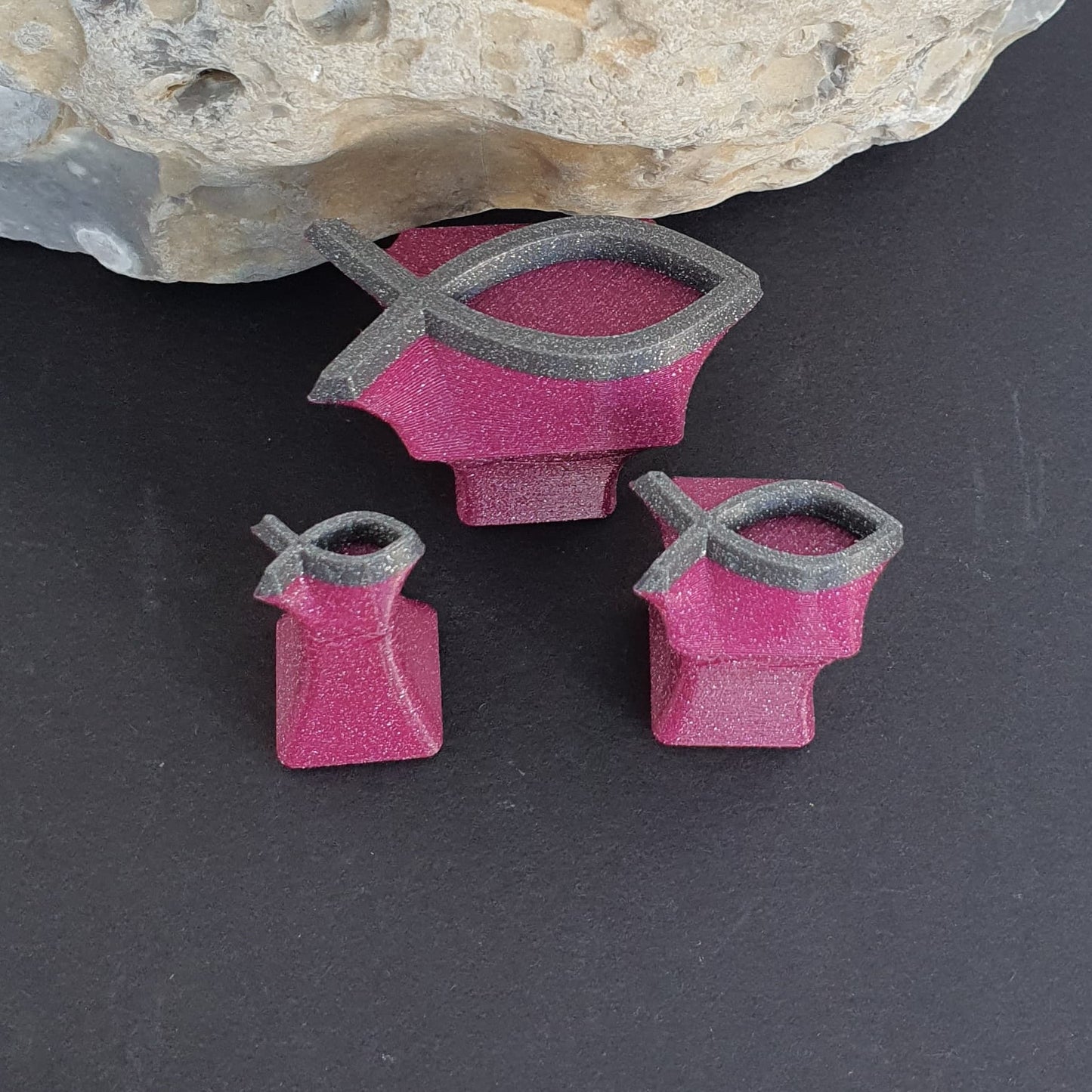 Stempel Fisch Christentum ( 3er Set )