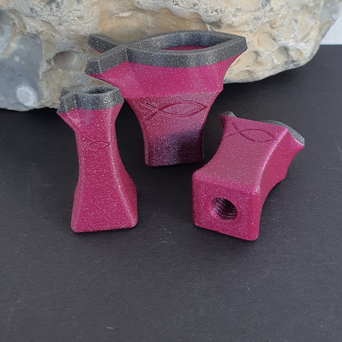 Stempel Fisch Christentum ( 3er Set )