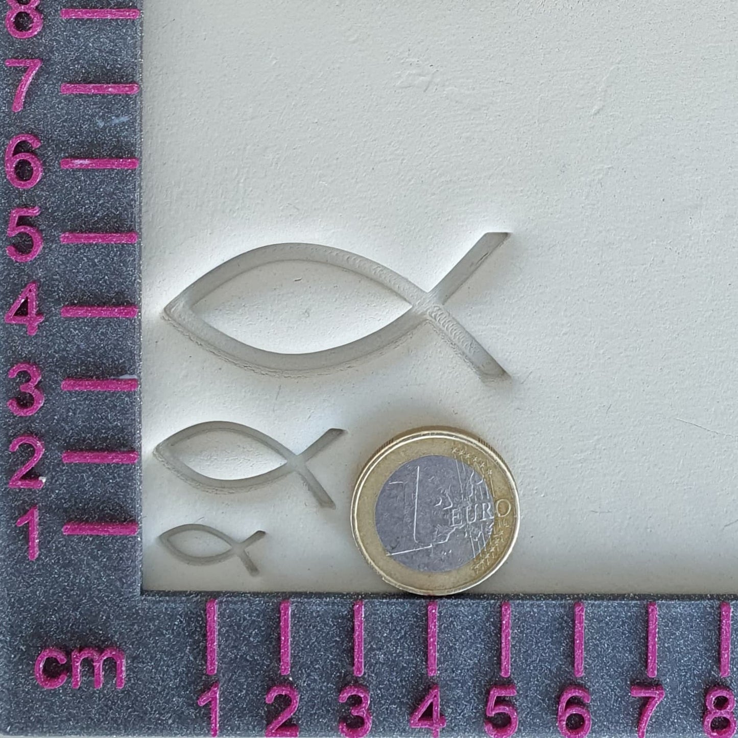 Stempel Fisch Christentum ( 3er Set )