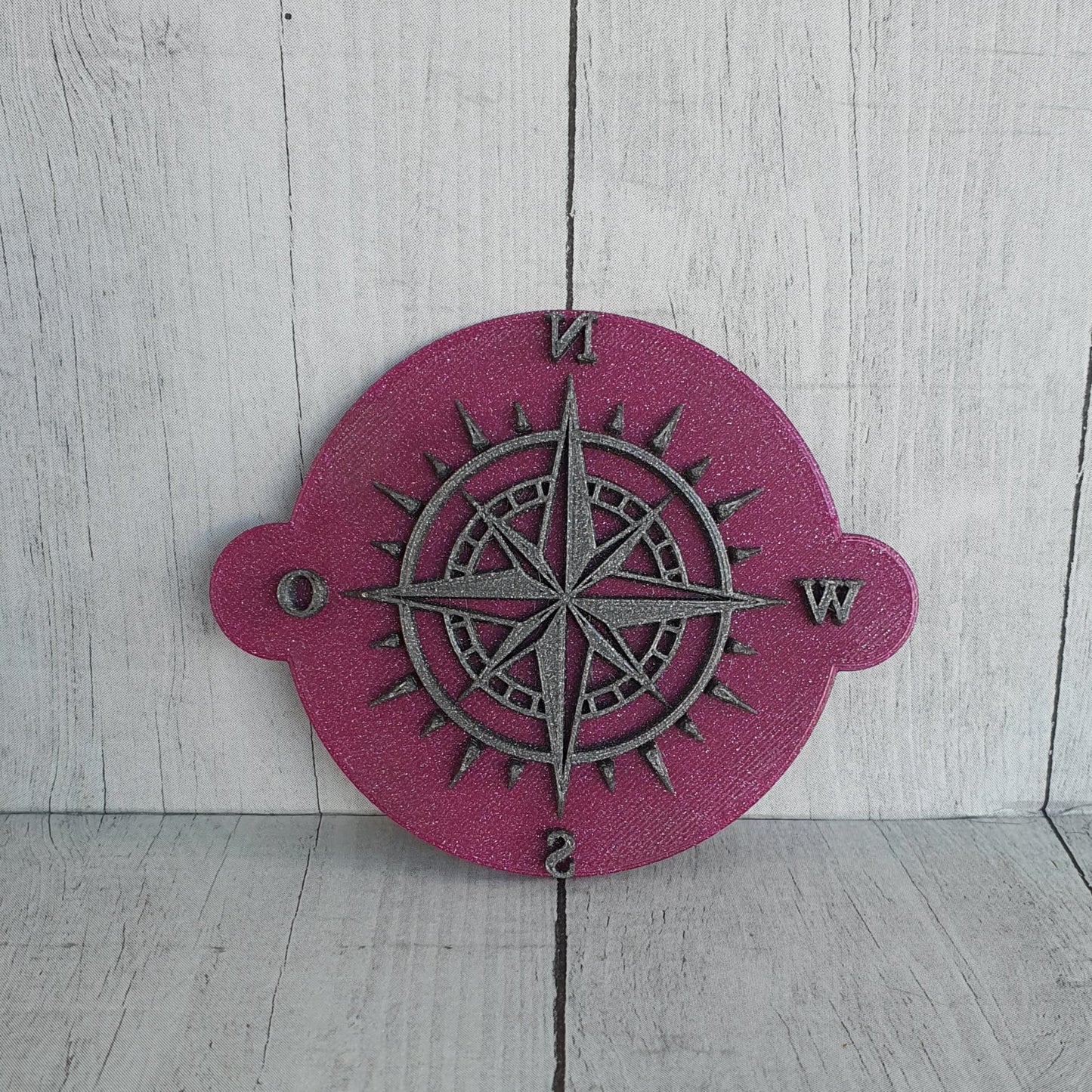 Stempelplatte Kompass Windrose