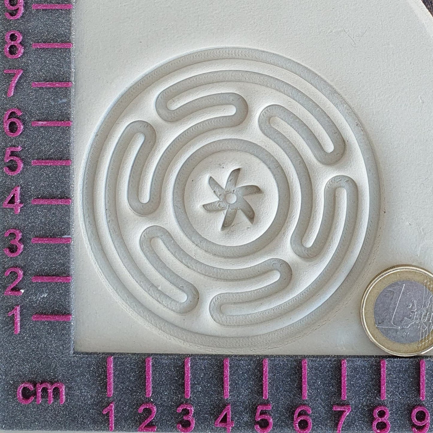 Stempelplatte Rad der Hekate