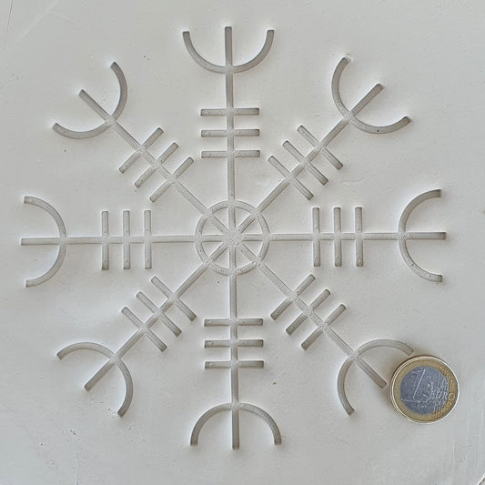 Plaque de timbre Helm of Awe / Oegishjalmr