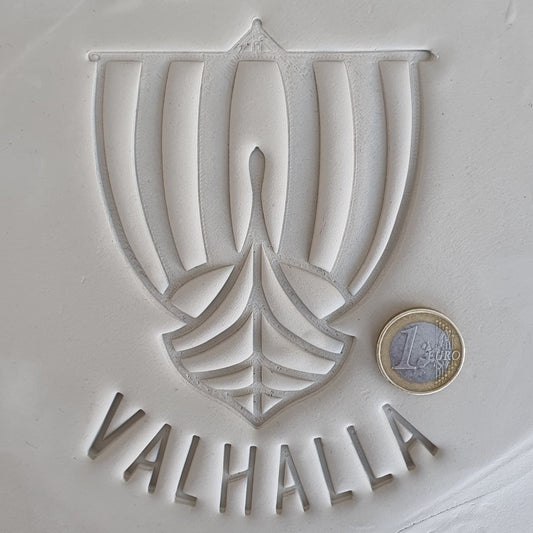 Plaque à timbre Valhalla - Bateau viking