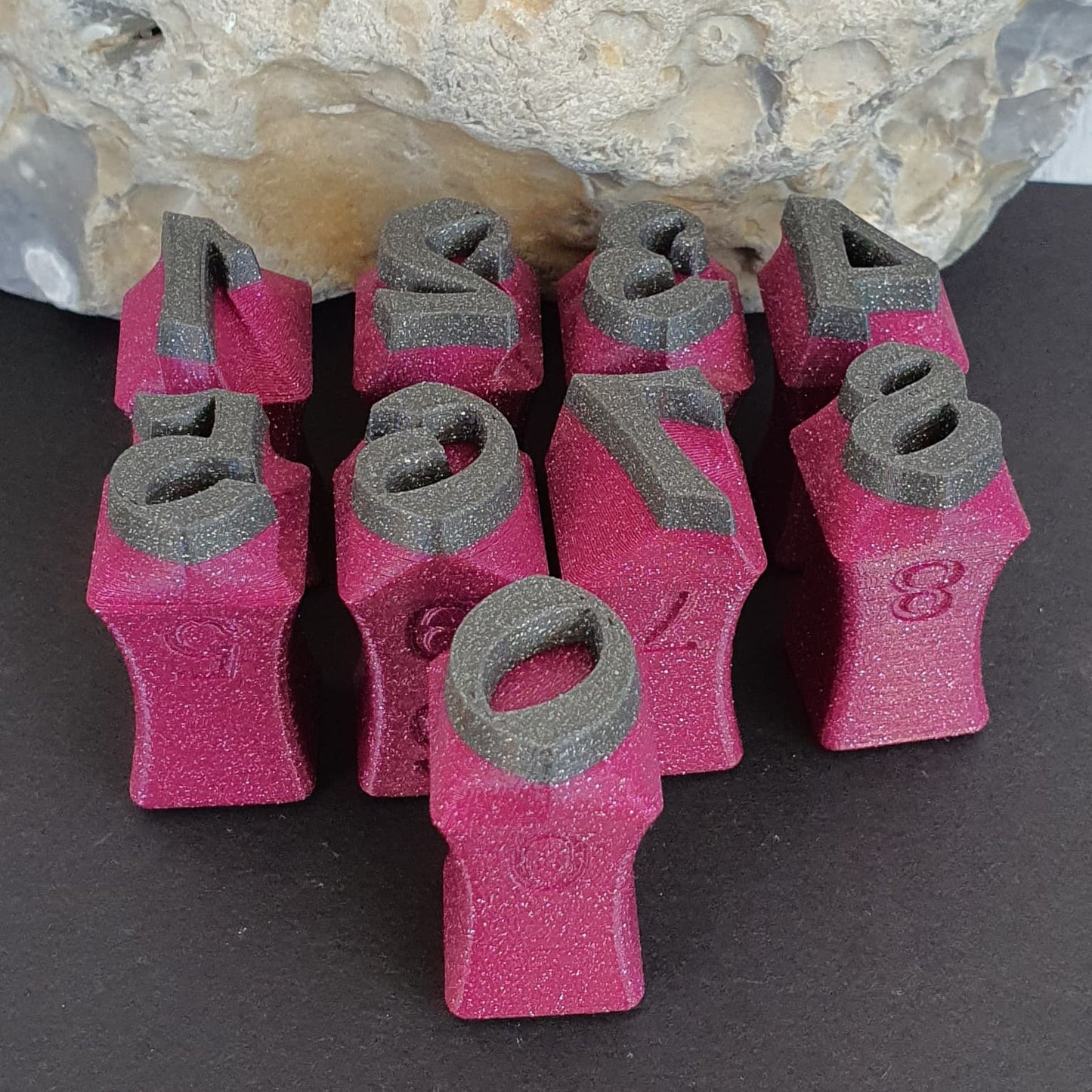 Tonstempel - Set Mittelalterliche Buchstaben