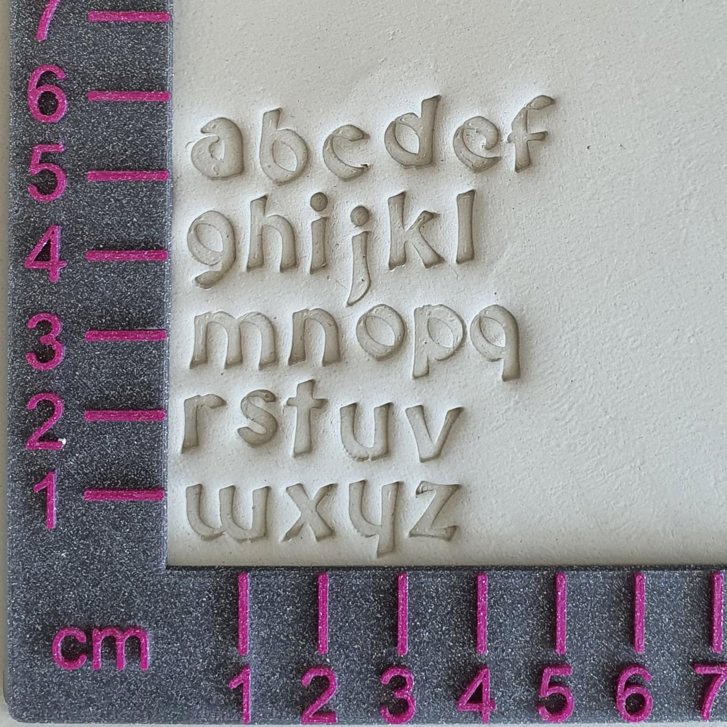 Tonstempel - Set Mittelalterliche Buchstaben