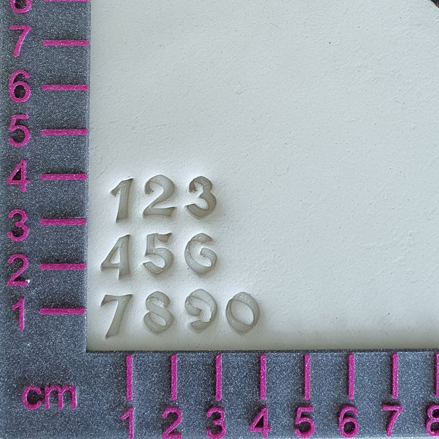 Tonstempel - Set Mittelalterliche Buchstaben