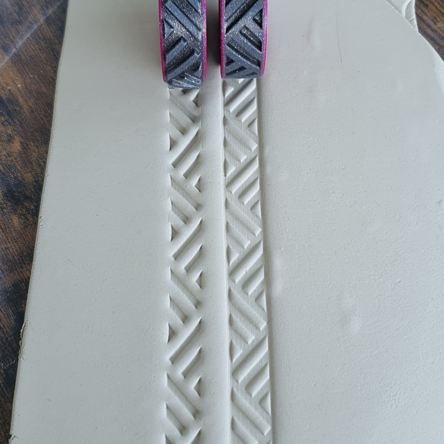 Motivrolle V2 - schräges Muster 15 mm