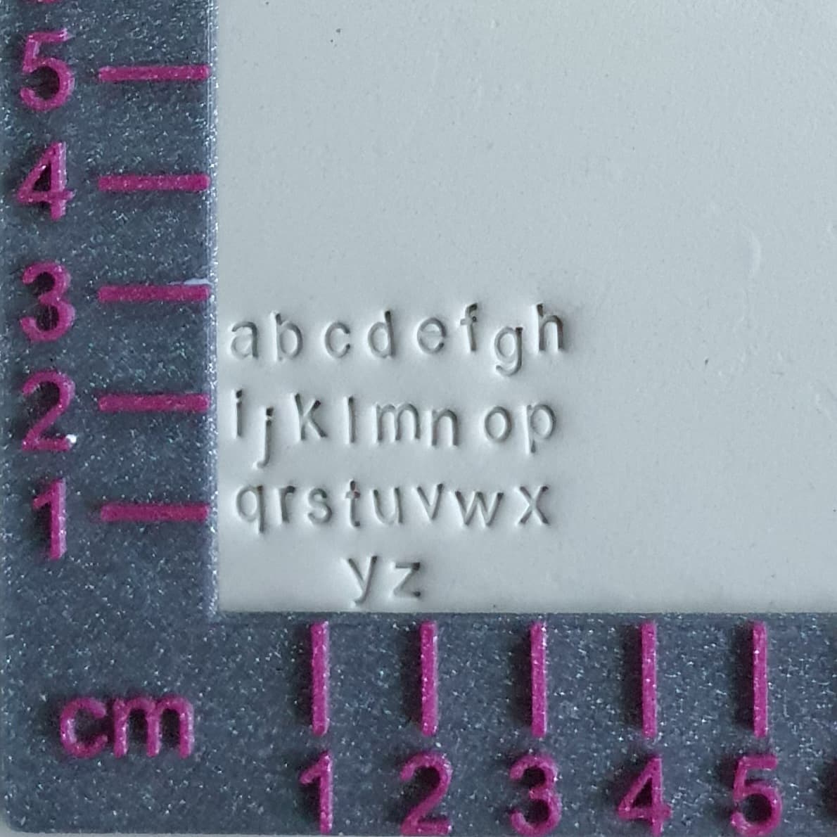 Stamp Set Capital Letters Mini