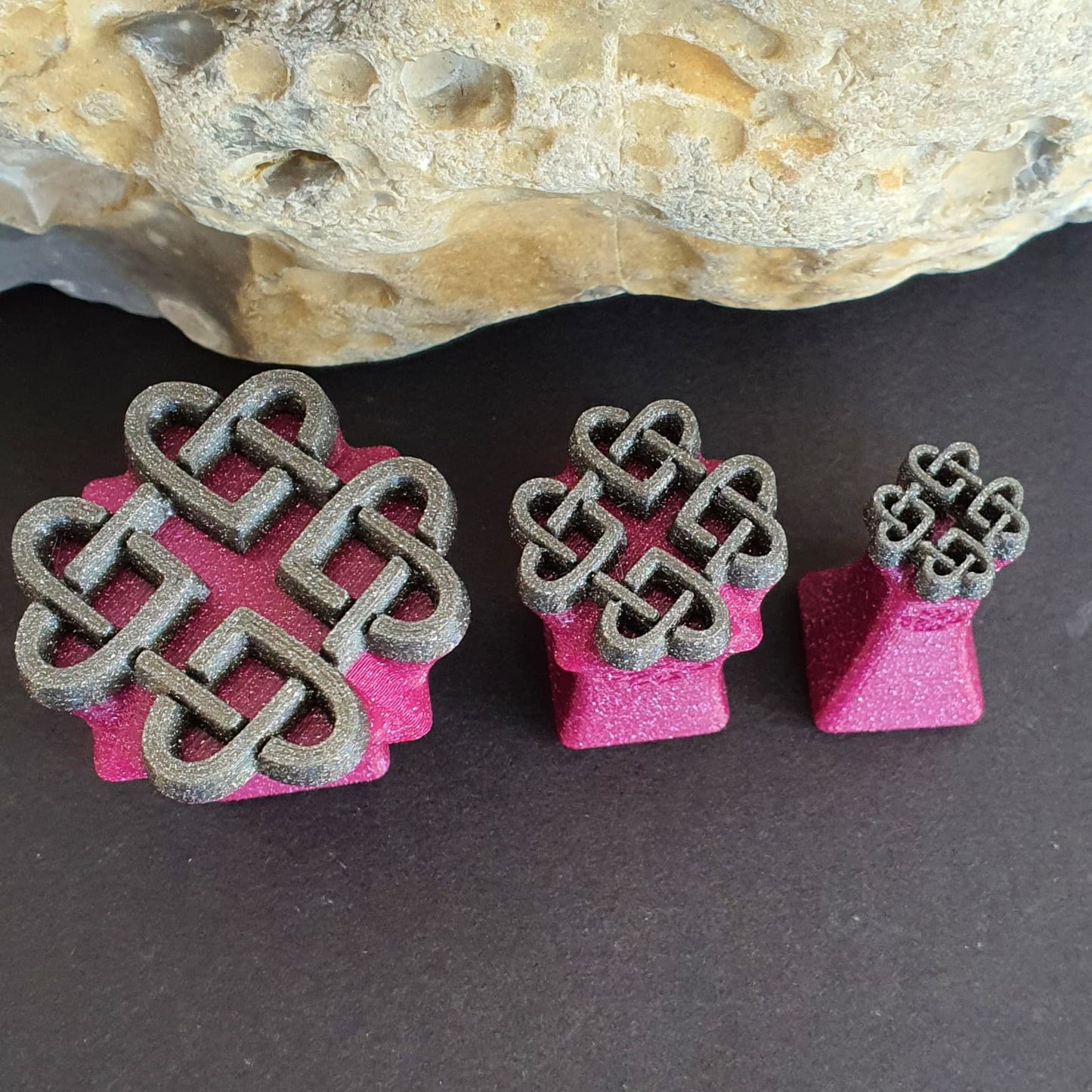 Stempel Set Keltischer Knoten 4 Herzen