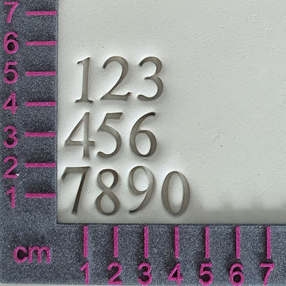 Tonstempel Buchstaben Set - Schreibmaschinen Schrift