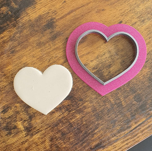 Heart cookie cutter symmetrical