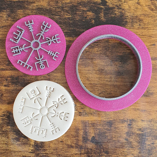 Vegvisir cookie cutter