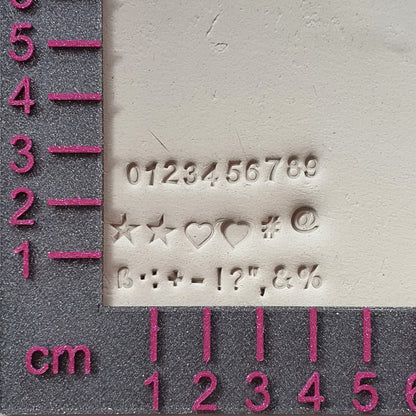 Stamp Set Capital Letters Mini