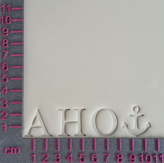 Stamp plate - Ahoy / Anchor