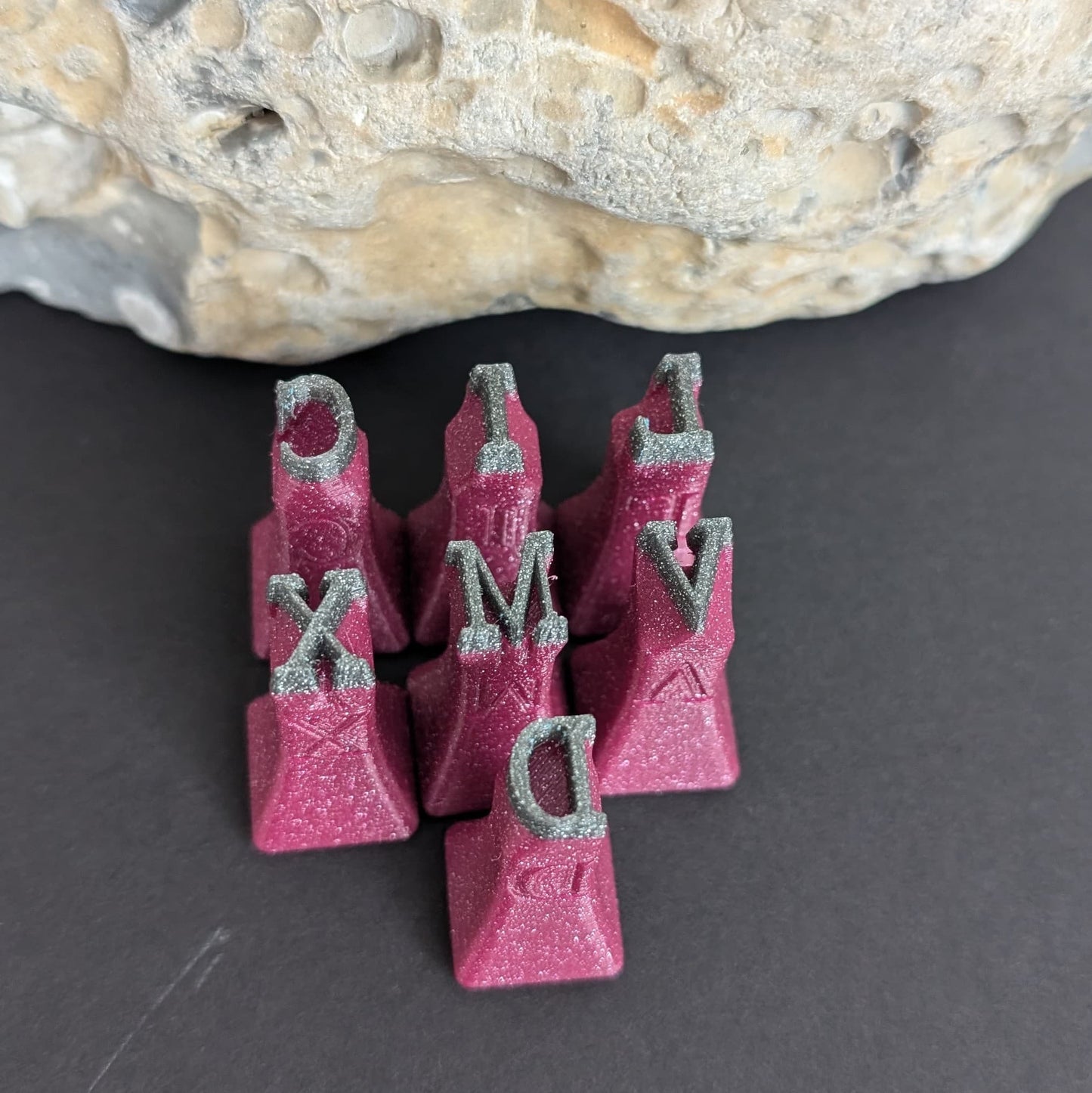 Stamp set Roman numerals 20mm 