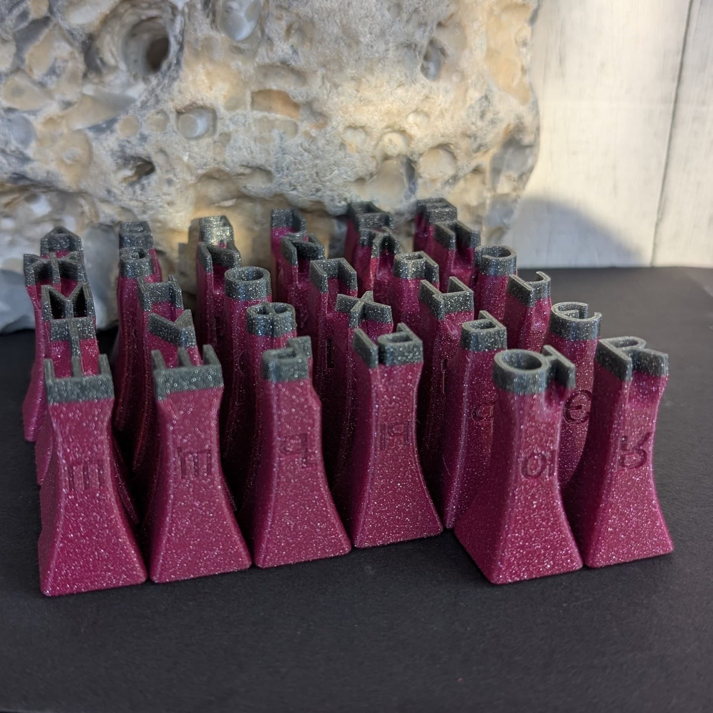 Stempelset Kyrillisches Alphabet 20mm