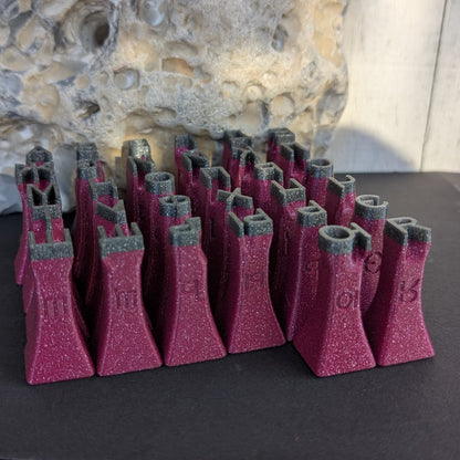 Stempelset Kyrillisches Alphabet 20mm