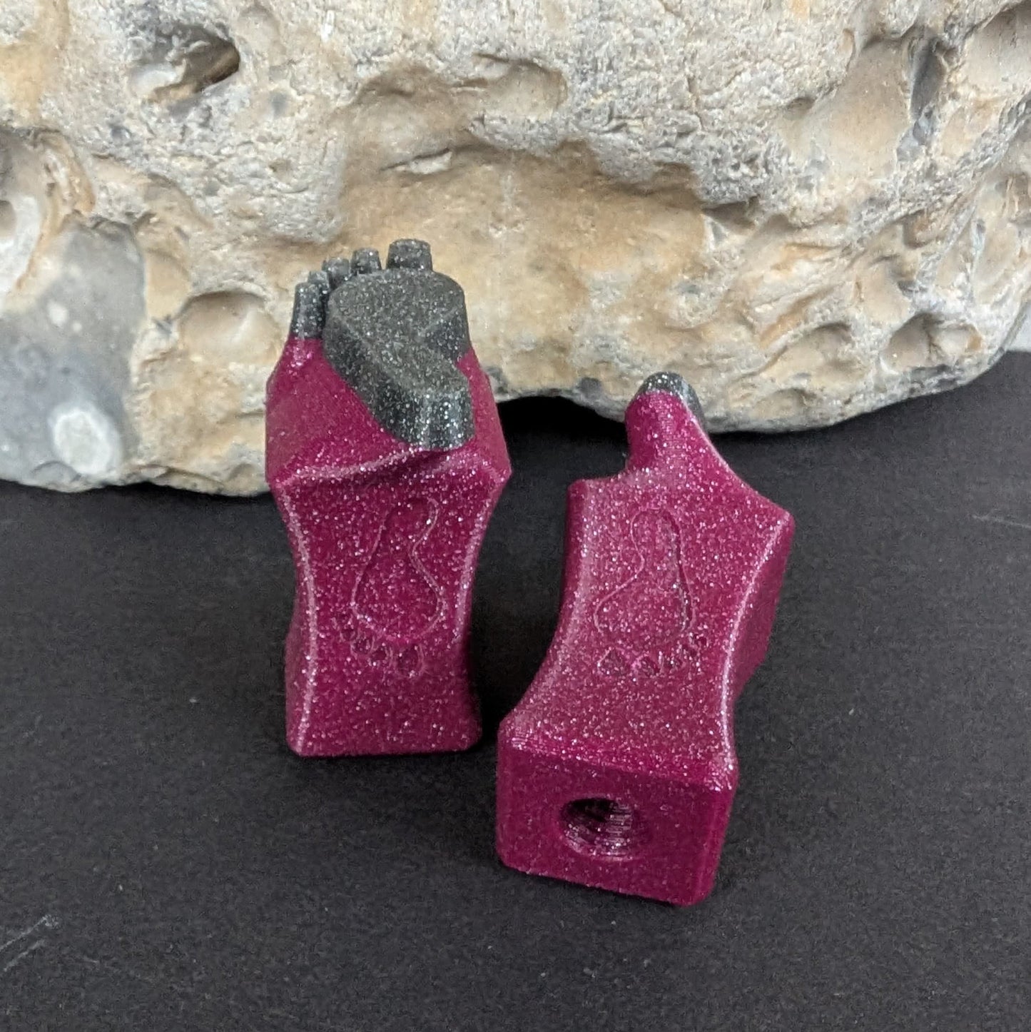 Stempel Fußabdruck Mensch - Pfote Hund Katze