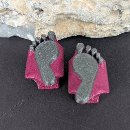 Stempel Fußabdruck Mensch - Pfote Hund Katze