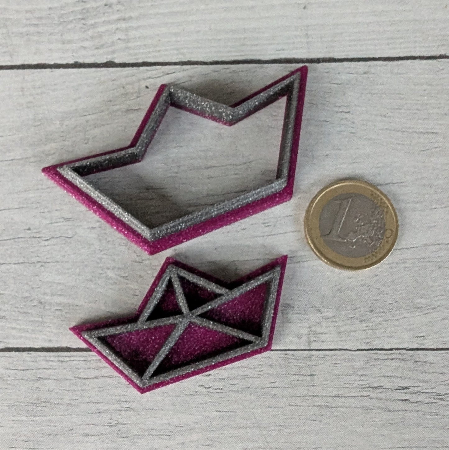 Ausstecher Papierboot mit Stempel