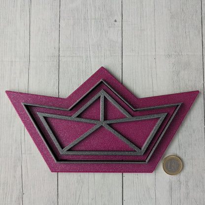 Ausstecher Papierboot mit Stempel