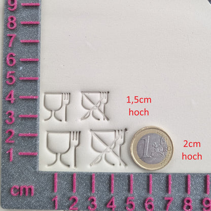 Stempel Lebensmitteleignung Piktogramm