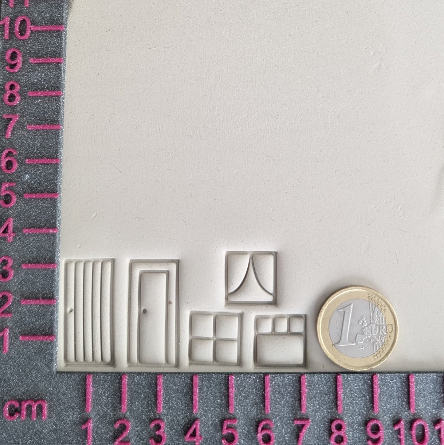 Stempelset Fenster & Türen 1 - Eckig