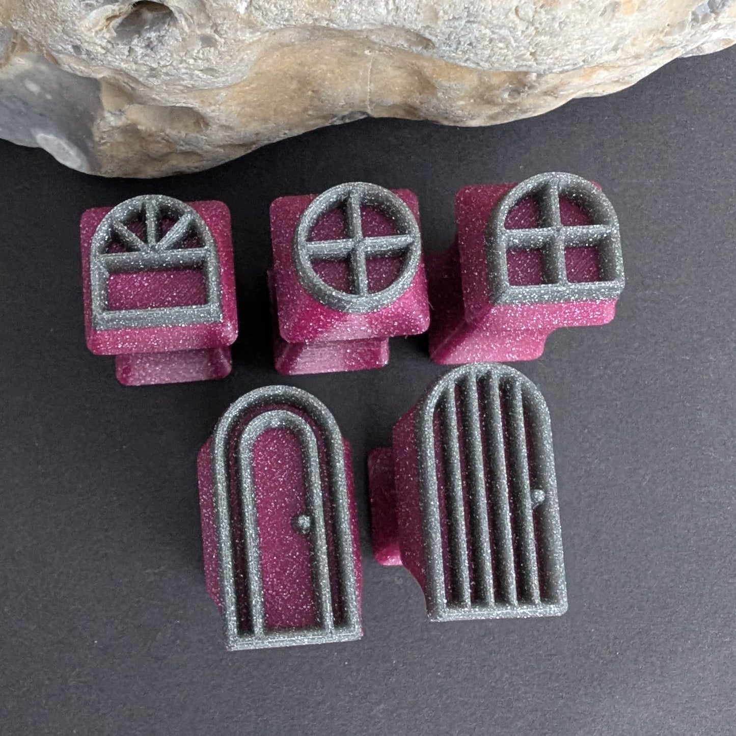 Stempelset Fenster & Türen 2 - Rundbogen