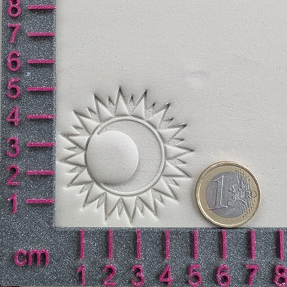 Stempelplatte Sonne