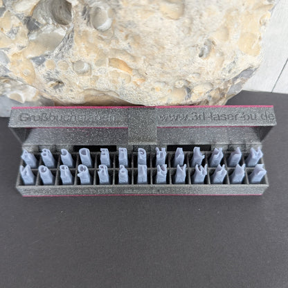 Stempelset Buchstaben Mini Handschrift