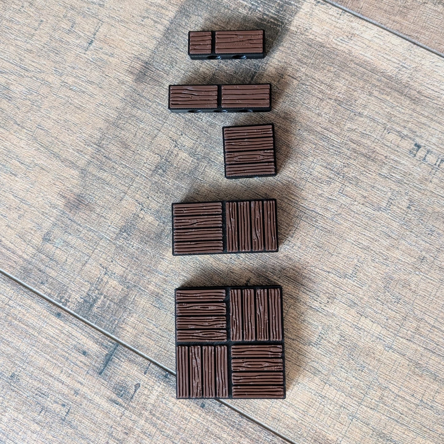 Donjon modulaire - Plancher en planches de bois