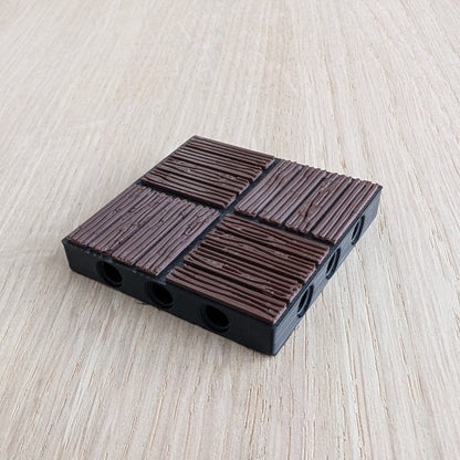 Donjon modulaire - Plancher en planches de bois