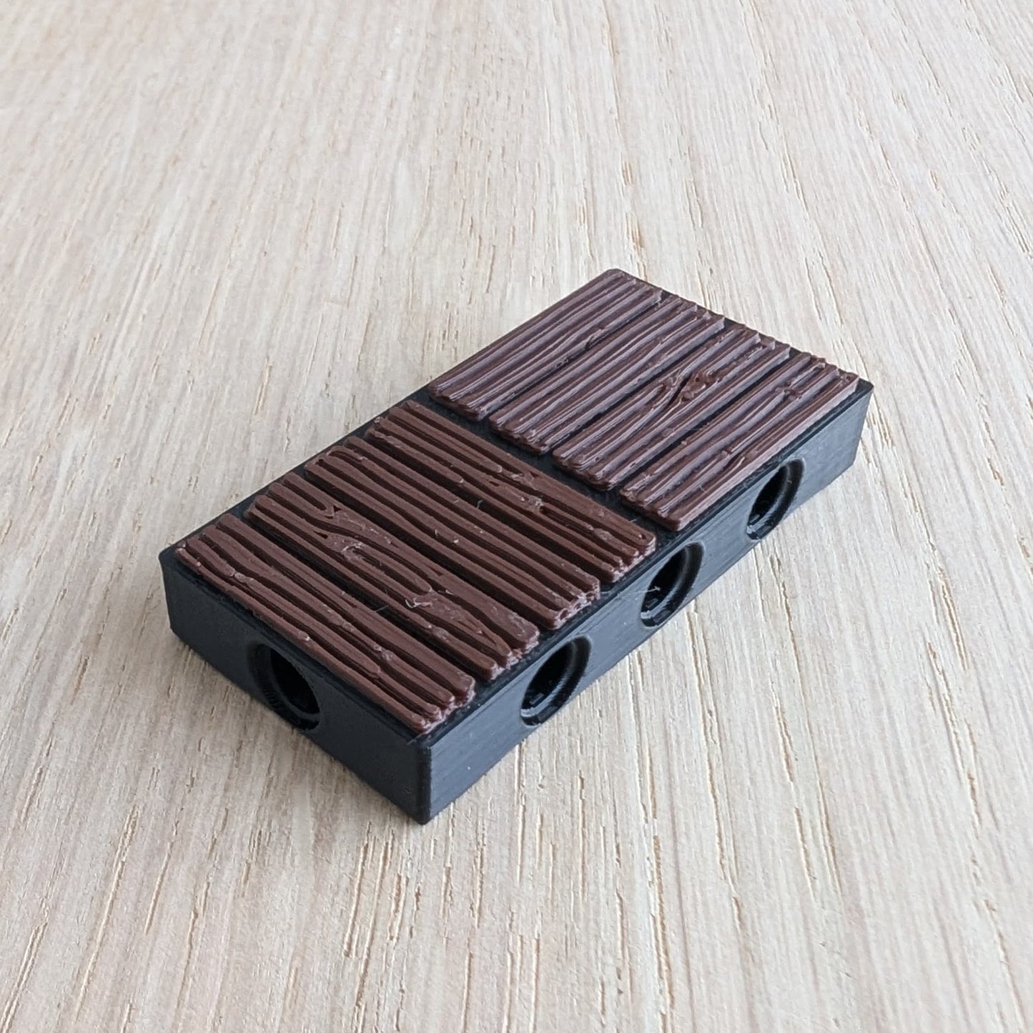 Donjon modulaire - Plancher en planches de bois