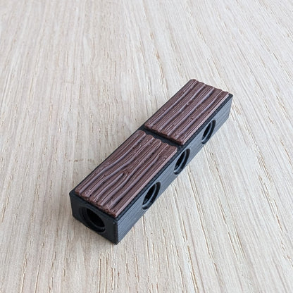 Donjon modulaire - Plancher en planches de bois