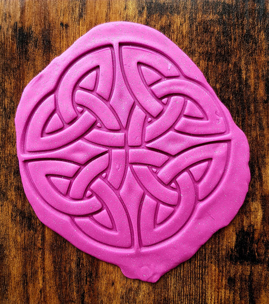 Timbre Plaque Noeud Celtique