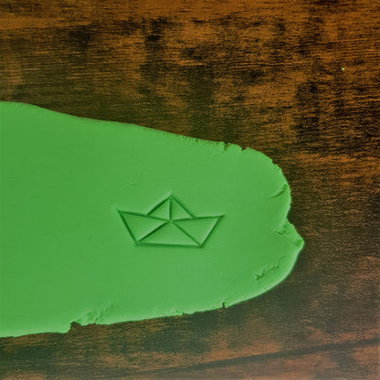 Stamp paper boat