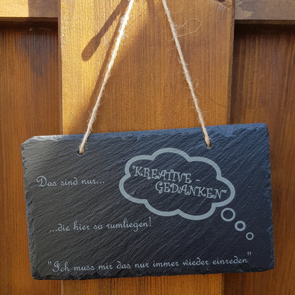 Chalkboard Sign - Creative Thoughts