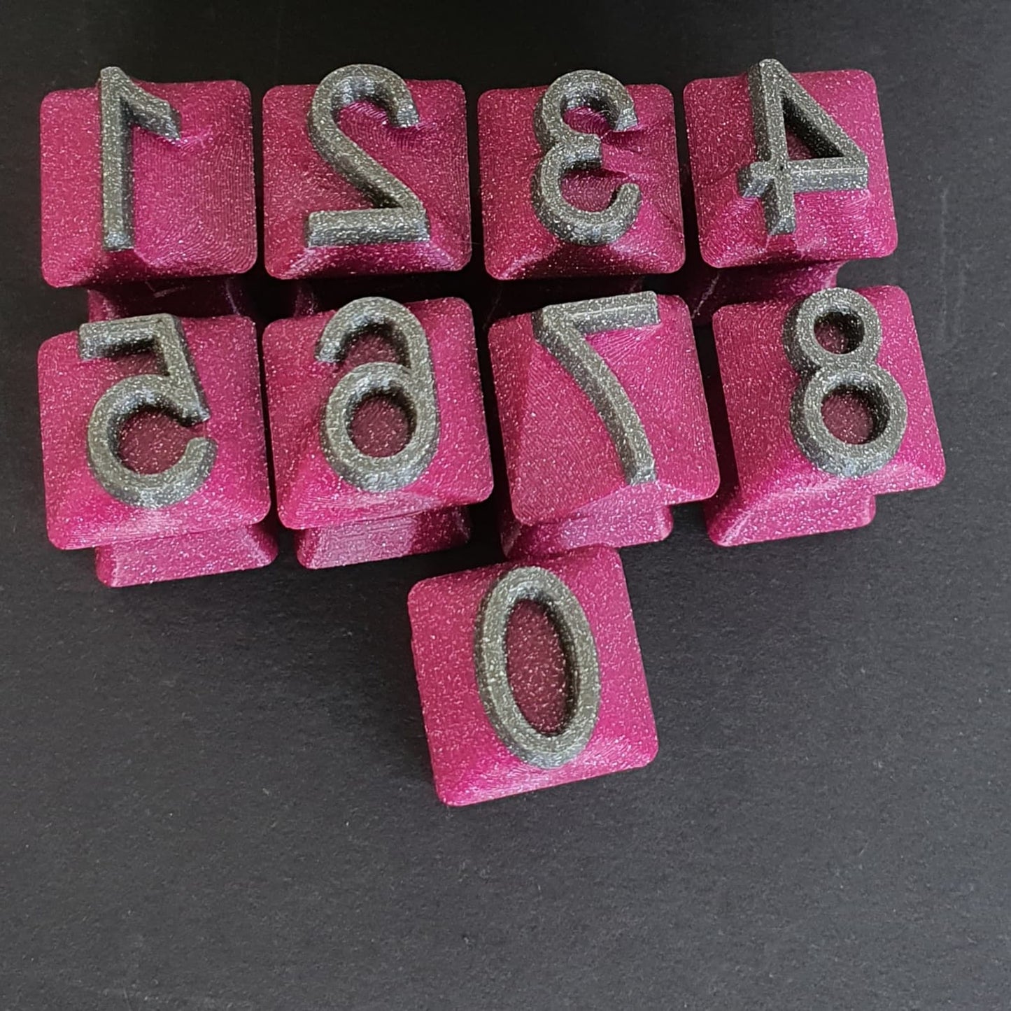 Clay Stamps - Set Letters / Numbers