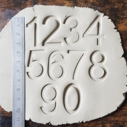 Clay Stamps - Set Letters / Numbers